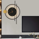 Axyaa Scandinavian Clock Wall Lamp LED Lighting for Living Room Bedroom Decor