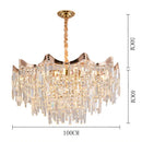 Axyaa Modern Crystal Pendant Lamp for Living Room, Bedroom, and Dining Room