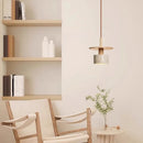 Axyaa Travertine Stone LED Pendant Lights for Elegant Decor
