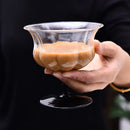 Axyaa Glass Footed Dessert Bowls - Set of 4
