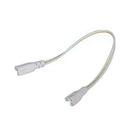 Axya 20cm Double End 3 Pin LED Tube Connector Extension Cord White