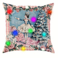 Axyaa Christmas Nutcracker Garland LED Pillowcase - Festive Home Decor