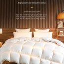 Axyaa White Goose Down Duvet | Silent Winter Quilt | Hotel Quality Warmth