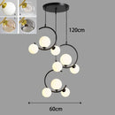 Axyaa Modern LED Pendant Light Chandeliers for Living Room and Dining Room