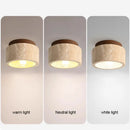 Axyaa Travertine Ceiling Lamp for Hallway & Aisel Stone Decor, Indoor/Outdoor Lighting Fixtures