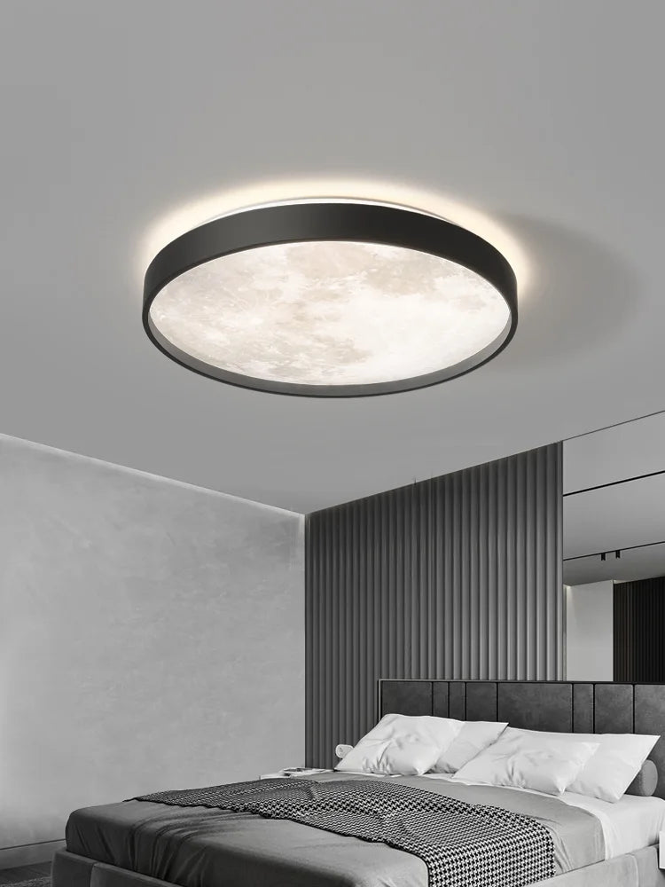 Axyaa Round LED Ceiling Lamp: Modern Nordic Style for Bedroom, Aisle, Corridor, Balcony