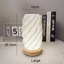 Axyaa French Cream Style 3D Printed Desk Lamp – Bedroom Study Children's Room Boss Lady Lamp