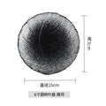 Axyaa Round Leaf Tree Ceramic Plate - Restaurant & Home Snack Vegetable Fruit Tray