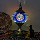 Axyaa Turkish Mosaic Table Lamp Material Package Handmade Glass Night Light Design Gift