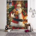 Axyaa Santa Claus Print Tapestry for Christmas Decor
