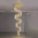 Axyaa Crystal Chandeliers & Indoor Lighting Fixtures: Modern Villa & Living Room Staircase Chandeliers