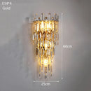Axyaa Crystal Wall Lamp | Minimalist Light Luxury for Living Room, Bedroom, Corridor