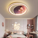 Axya Boys' Room Ceiling Lamp, Space Creative Cartoon Bedroom Light