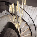 Axyaa Crystal Chandeliers Indoor LED Ceiling Light for Living Room