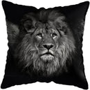Wild Animals Lions Tigers Cushion Cover - Axyaa Luxury Home Decor