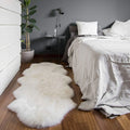 Axyaa Plush Faux Fur Sheepskin Carpet Fluffy Rug for Living Room & Bedroom