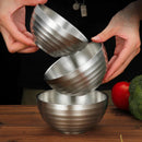 Axyaa Insulated Stainless Steel Ramen Bowl Set for Home Kitchen