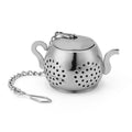 Axyaa Teapot Tea Strainer with Lid and Chain for tea brewing