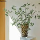 Axyaa Transparent Glass Vase Modern Desk Decoration For Flowers Arrangement
