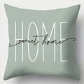 Axyaa Welcome Home Bless This Home Pillows Pattern Cushion Cover