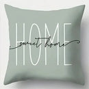 Axyaa Welcome Home Bless This Home Pillows Pattern Cushion Cover
