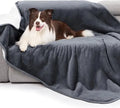 Axyaa Waterproof Reversible Sherpa Dog Blanket, Furniture Protector, Cozy Throw Blanket