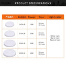 Axyaa Modern LED Circular Ceiling Light for Bedroom Living Room, Ultra-thin 18W-48W