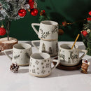 Axya Ceramic Handgrip Coffee Mug - Heat-resistant, Ideal for Home & Office