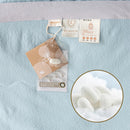 Axyaa Mulberry Silk Seersucker Summer Quilt - Lightweight Comfortable Duvet