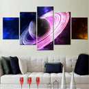 Axyaa Saturn Landscape Canvas Print Set for Stylish Home Decor