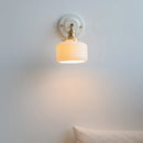 Axyaa Ceramic LED Wall Lamp for Bedroom & Bathroom with Pull Switch