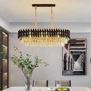 Axyaa Modern Crystal LED Chandelier for Luxury Dining Room