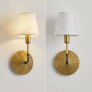 Axyaa Retro Gold Single Head Wall Lamp for Hotel Living Room & Bedroom Lighting