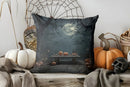 Axyaa Halloween Bat Trees Pillow Cover for Sofa Bedroom Car