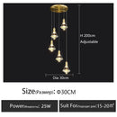 LED Crystal Ceiling Lamp Chandelier – Axyaa Luxury Lighting Fixtures
