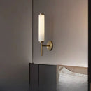 Axyaa Copper Marble Wall Sconce LED Light Fixture for Luxury Living Room Bedroom