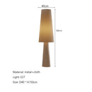 Axyaa Nordic Modern Cream Fabric LED Floor Lamp for Living Room Bedroom House