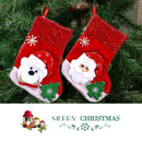 Axyaa LED Light Santa Claus Socks - Colorful Sparkly Xmas Party Decoration