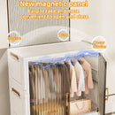 Axyaa Transparent Foldable Wardrobe - Large Capacity Bedroom Organizer