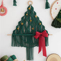 Axyaa Macrame Christmas Tree Wall Hanging: Handmade Boho Decor for Living Room & Kids