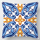 Colorful Geometric Flower Pillow Case by Axyaa: Simple Polyester Sofa Decorative Cover