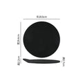 Axyaa Matte Stone Ceramic Plate Set for Molecular Cuisine and Desserts