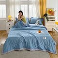 Axyaa Cotton Air Conditioning Quilt: Lightweight & Washable Summer Quilt