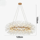 Axyaa LED Chandelier Staircase Pendant Light for Living & Dining Room Lighting