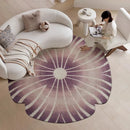 Axyaa Nordic Style Round Lounge Rug for Home, Soft Fluffy Carpet, Thicken Floor Mat