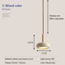 Axyaa Nordic Stone LED Pendant Lamp for Modern Living Room & Bedroom Decor