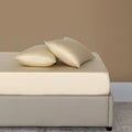 Axyaa Bamboo Fitted Sheet & Pillowcase Set, Adjustable Mattress Covers, Luxury Bedding