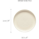 Axyaa Pacifica Seed Grey Stoneware 12-Piece Place Setting for 4 - Microwave & Dishwasher Safe