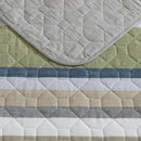Axyaa Reversible Cotton Quilt Set with Shams - Full/Queen Lightweight Bedding