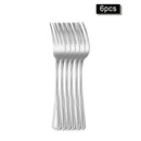 Axyaa Stainless Steel Tableware Set - Knife, Fork, Spoon & Steak Set